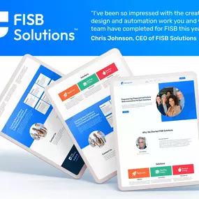 “I’ve been so impressed with the creative, design and automation work you and your team have completed for FISB this year.” Chris Johnson, CEO of FISB Solutions