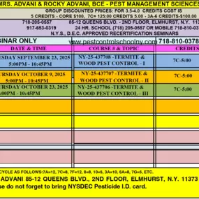 Bild von Pest Management Sciences Inc. - Mrs. Advani Pest Control School