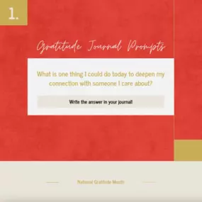 Gratitude Month is here! Time to grab your journal and explore the power of appreciation. Use these prompts to get your creativity flowing!