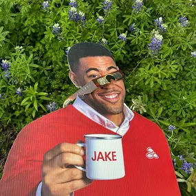 We caught Jake in the bluebonnets trying to peek at the eclipse! Unfortunately we didn’t see anything here, what about y’all???