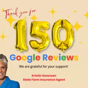 We greatly appreciate everyone who helped us achieve 150 Google reviews!