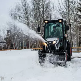 Bobcat Construction Snow Blower Compact Tractor