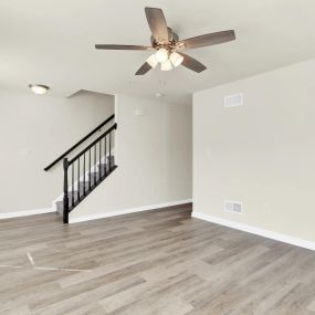 Living Area at Franklin Square Apartments/Townhomes