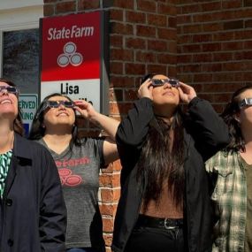 Eclipse watching in Belvidere Illinois! We were all amazed how clear the view was. Amazing!