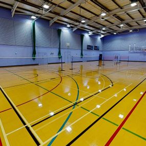 Sports hall at Ripley Leisure Centre