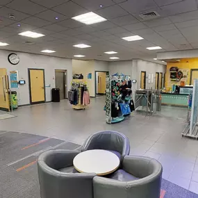 Reception area at Ripley Leisure Centre