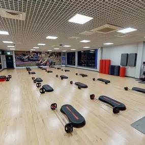 Group workout studio at Ripley Leisure Centre