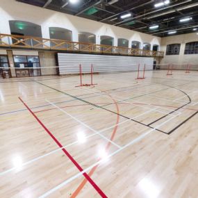 Sports hall at Loddon Valley Leisure Centre