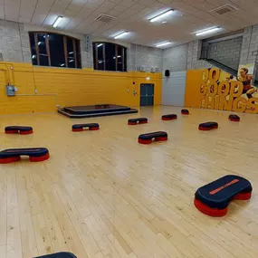 Group exercise studio at Loddon Valley Leisure Centre