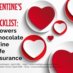 Happy Valentine’s Day! Protect those you love the most with the gift of life insurance this holiday ????
Call our Manitowoc or Cedar Grove office for more information.