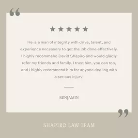 personal injury lawyer feedback