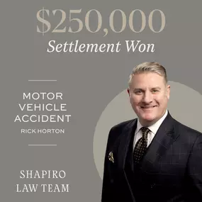 vehicle accident settlement won