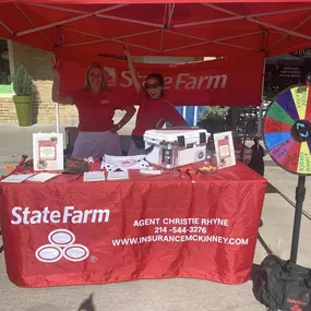 Getting ready for a fantastic time at the McKinney Texas Music Revolution today in Mckinney! Swing by our State Farm booth for and say Hi and check out amazing giveaways. Don't miss out on the fun and excitement. Hope to see you there!