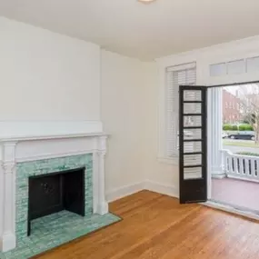 Living Room with Fireplace