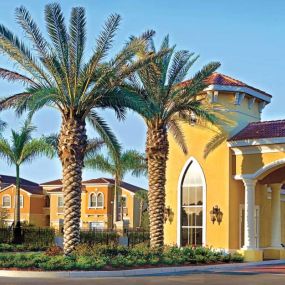 Entrance to The Falls of Portofino in Naples, Florida