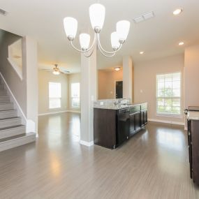 Open Kitchen and Dining Area