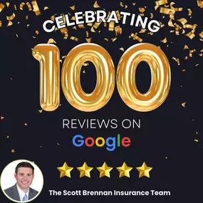 Thank you for 100 Google reviews! We look forward to helping more of you call us for a free insurance quote or review today!