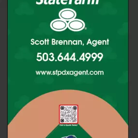 Support your local Portland baseball team and call local State Farm office, Scott Brennan insurance agent for a free insurance quote