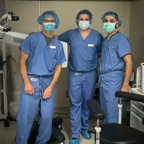 Michigan Eye Institute Surgeons in the operating room.