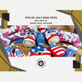 4th of July dog toys