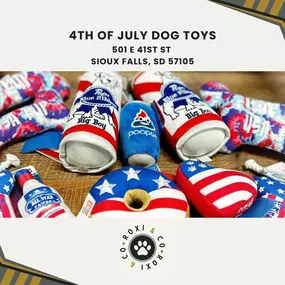 4th of July dog toys