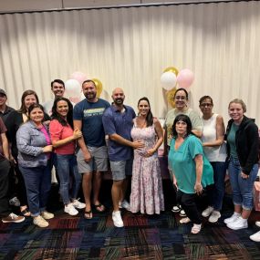 Team Snell was so excited to surprise and delight our very own Dave and his wife Kristen as they are expecting a precious bundle of joy arriving this summer! They’re having a baby girl