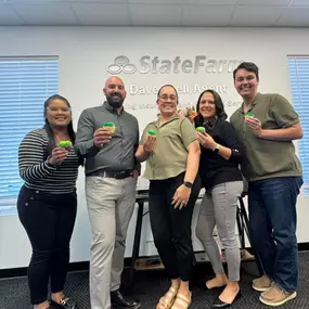 Wrapping up the St. Patrick’s Day fun in our office! No matter the season, our State Farm team is here when you need us.