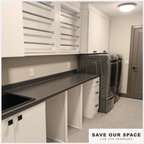 Imagine having a laundry room that has space for all your essentials!