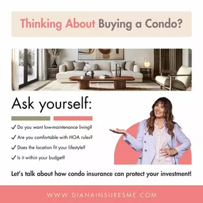 Condos can offer convenience, community, and a great location—but are they the right choice for you? Think about your lifestyle, budget, and plans. And don’t forget about covering your investment with condo insurance!
Have questions about coverage or what to consider before buying? Drop them in the comments or DM us—we’re here to help!