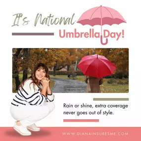 An umbrella can shield you from more than just the rain. ????️ With umbrella insurance, you get an extra layer of coverage for life’s unexpected storms.
Want to know more? Let’s chat!