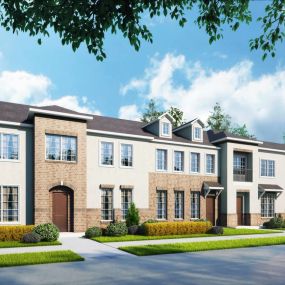 Elegant Exterior View Of The Townhomes