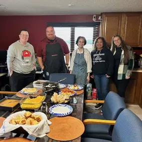 Office Potluck to celebrate Thanksgiving as a work family!