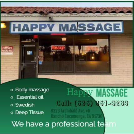 Logotyp från Happy massage