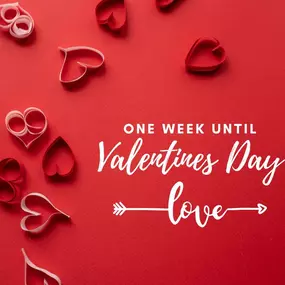 Countdown to Valentine's Day begins! ???????? Just one week away! Time to sweeten the anticipation – grab those chocolates, plan the surprises, and spread the love! ????????