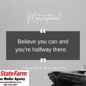 Rise and shine, it’s a brand new week! ???? Here’s a dose of #MondayMotivation to kickstart your day: ‘Believe you can and you’re halfway there.’ - Theodore Roosevelt. Let’s conquer this week together! ????