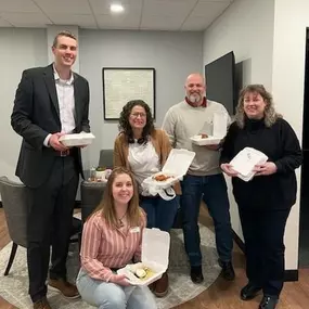 Cheers to our amazing team! ???? Today, we enjoyed a well deserved celebration lunch from Greene's Pour House. ???? Thank you to everyone for your hard work and dedication. Here's to many more victories together! ???? #WorkHardPlayHard