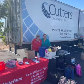Thanks to everyone who came out to our Shred-a-Thon last month! El and Jake were on-site making sure your sensitive documents stayed secure and out of the wrong hands. We loved connecting with the community and helping you clear the clutter—safely!