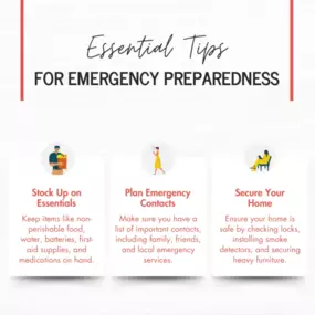 Be prepared for any emergency by doing these essential things. Contact us today to discuss the right options for safeguarding your loved ones.