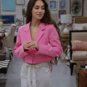 We all need a power outfit- it makes sense it’s pink!