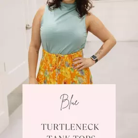 Comfy blue turtleneck tank tops at True Fashionistas

https://truefashionistas.com/search?q=tank+tops