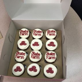 What makes a cupcake better? ... A State Farm cupcake