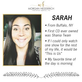 Give a warm welcome to Sarah! Sarah is a part of our customer service team!