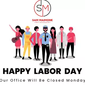 We hope everyone has a safe, relaxing, and happy Labor Day weekend.
#myjaxagent
#sammaimoneagency
#likeagoodneighbor????????????️????