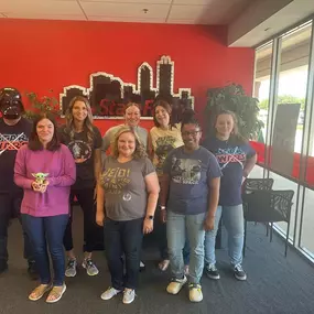 Happy May 4th. May the force be with you?! They took the photo without me.