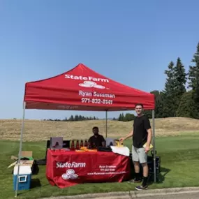 Golf tournament at Pumpkin Ridge Golf Course, sponsored by Ryan Sussman - State Farm Insurance Agent.