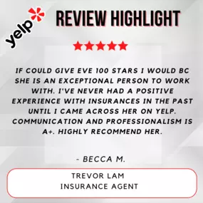 Shoutout to Eve for going above and beyond for our clients! Becca’s experience is what we strive for—exceptional service, clear communication, and coverage you can count on.