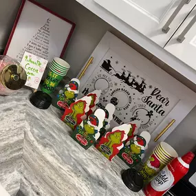 When you get to the office early to set up a Grinch cocoa bar, but no one saw it in the corner! ????

Merry Christmas!