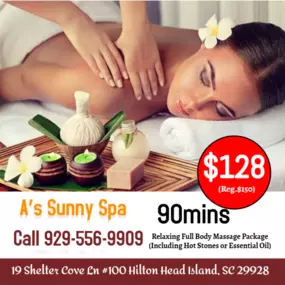 Asian Body Massage helps to relax the entire body, increases circulation of the blood and 
treats emotion, mind and spirit.