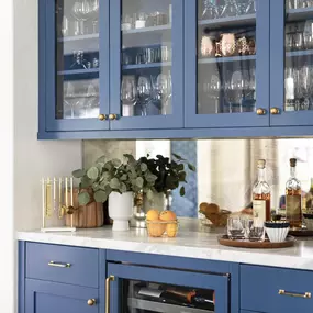 Cabinets after a professional cabinet door replacement