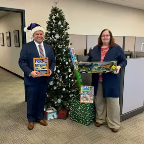 We are so happy we were able to partner with County Clerk Kelly Arnold, Deputy Chief Karen Bailey and the Sedgwick County Clerks Office. With their help we overflowed the box for #toysfortots2023.  Thank you everybody for donating!!! We’ll do it again next year!!!